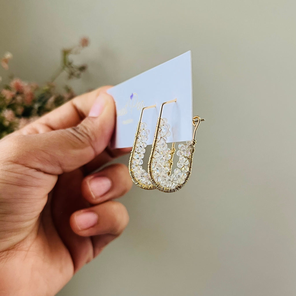 Wrapping earrings
