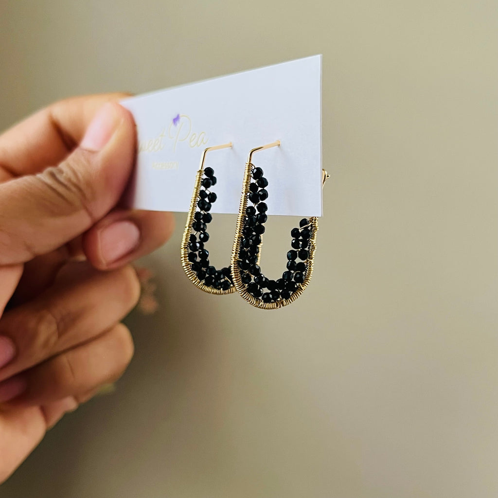 Wrapping earrings