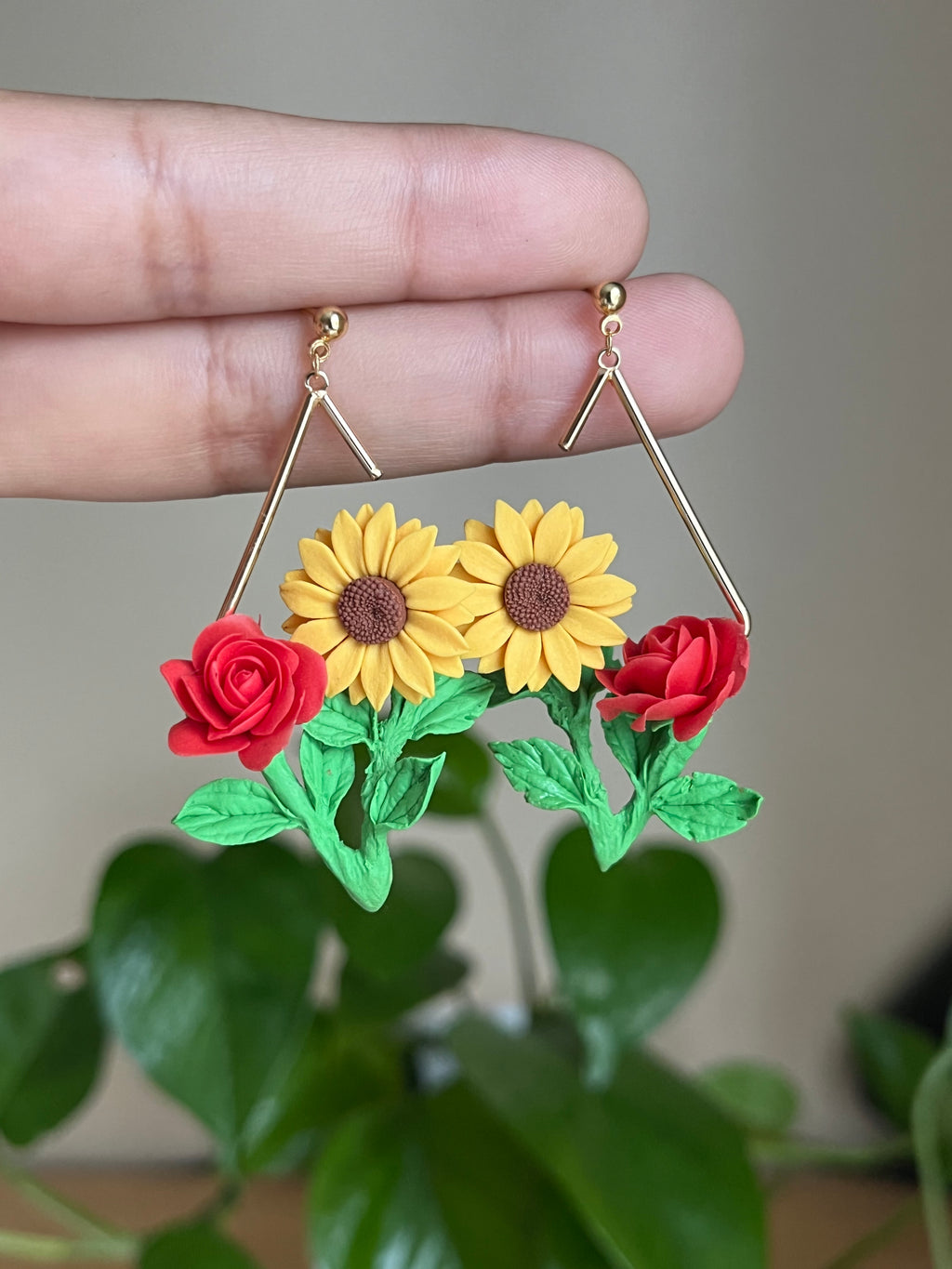 Sunflower + Roses
