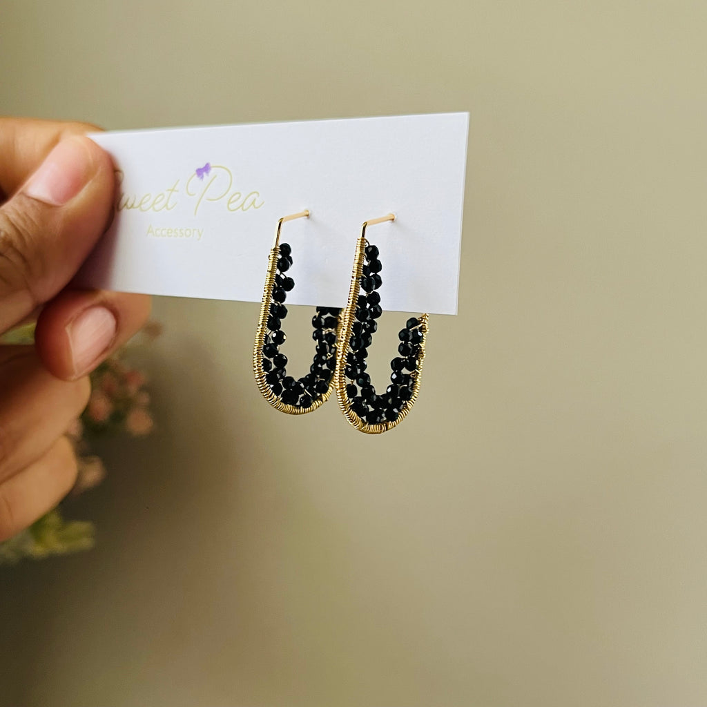Wrapping earrings