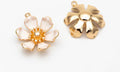Floral earrings