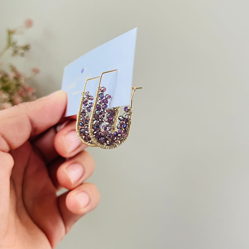 Wrapping earrings