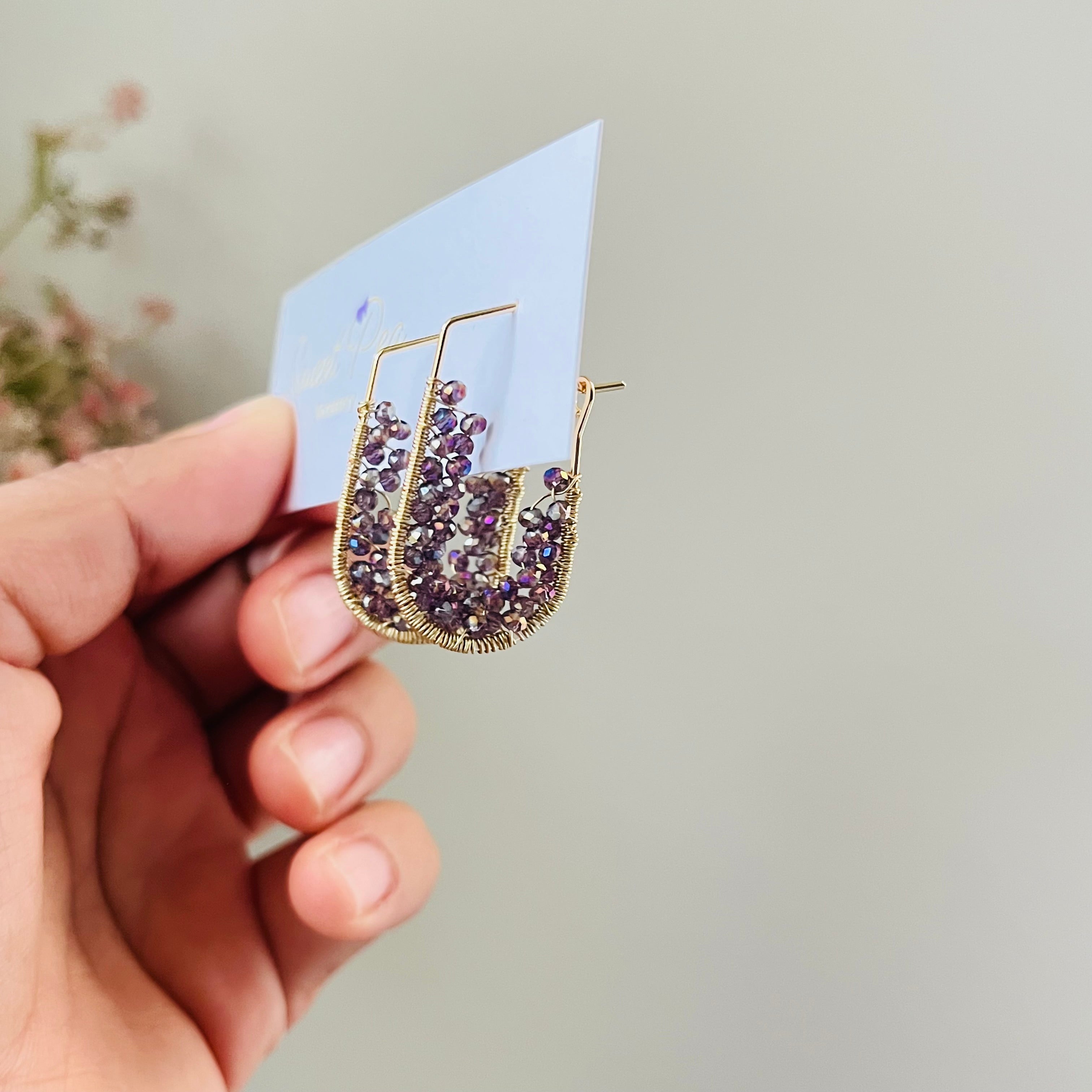 Wrapping earrings
