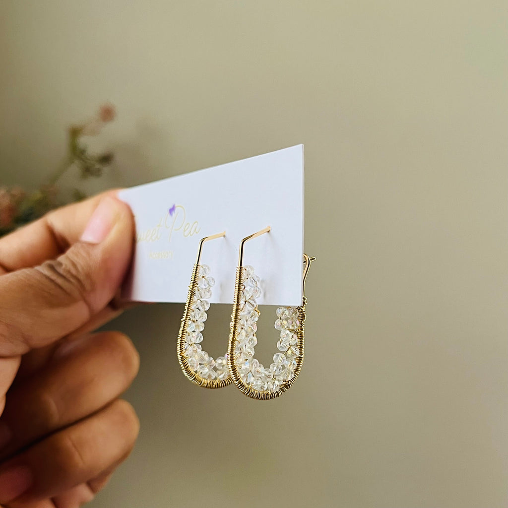 Wrapping earrings