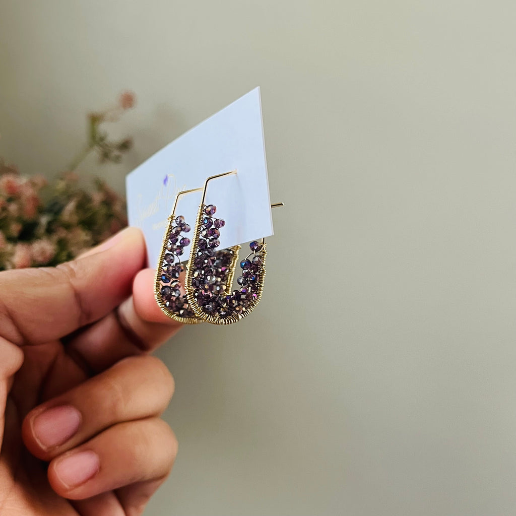 Wrapping earrings