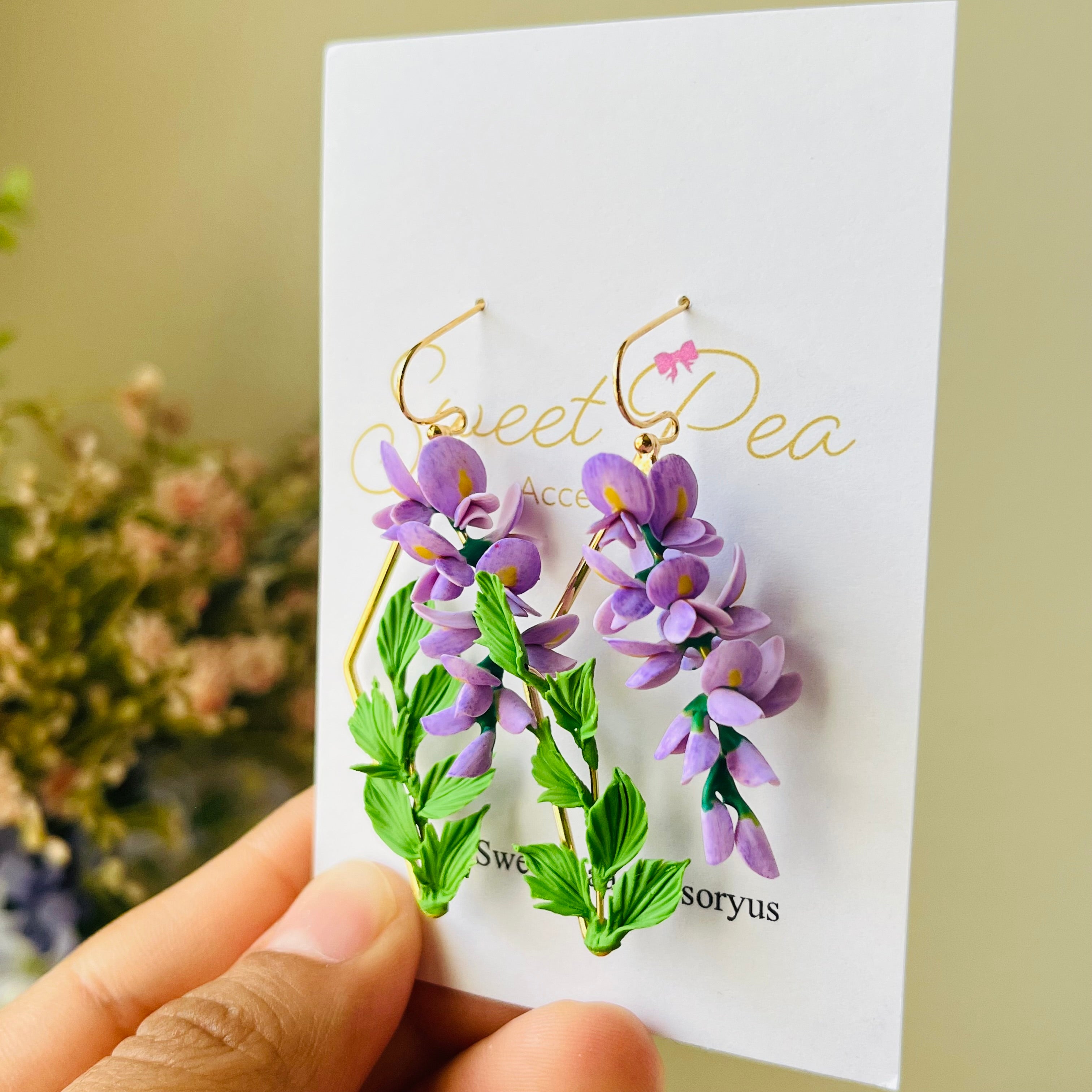 Wisteria dangles