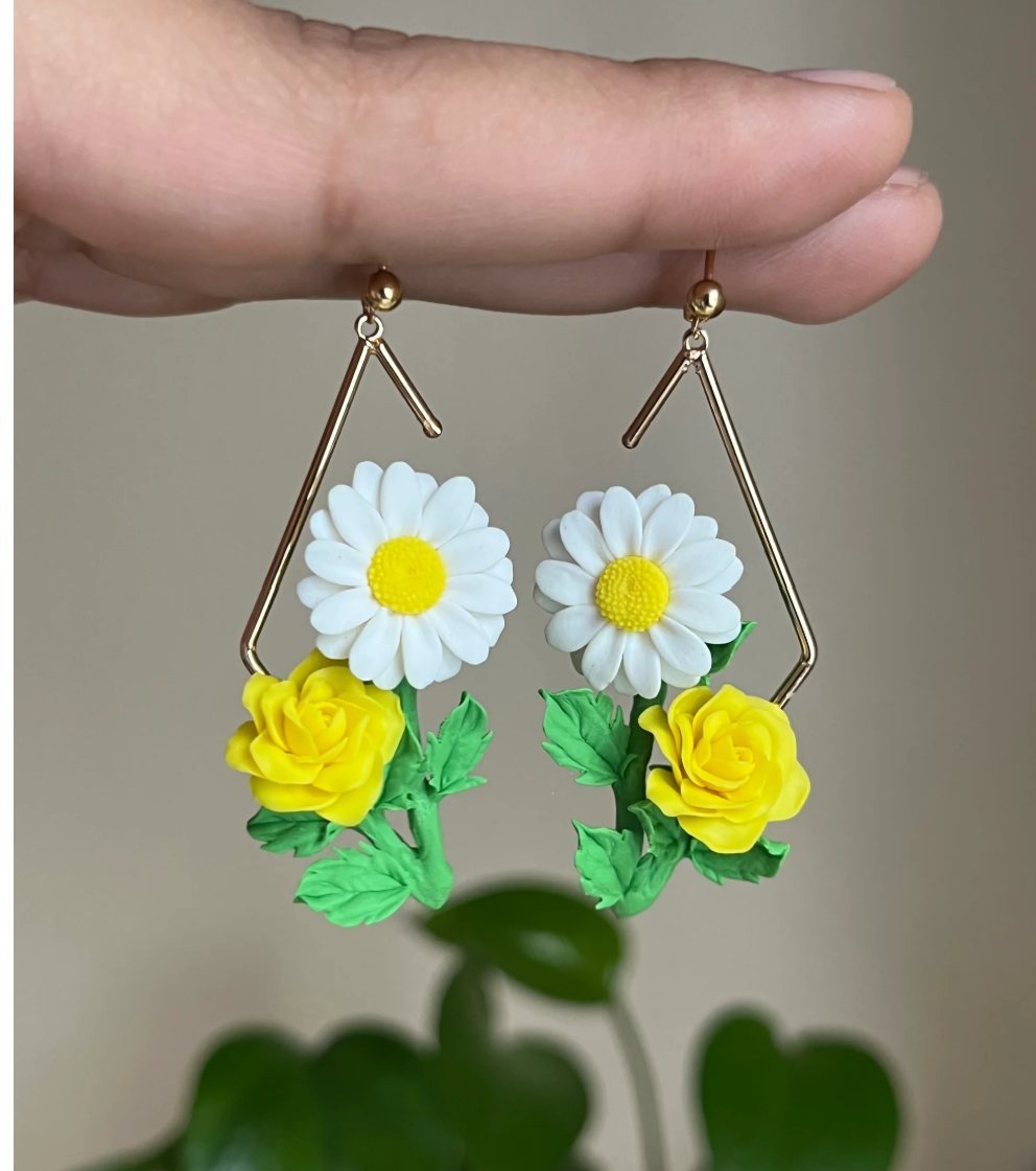 Daisies + roses