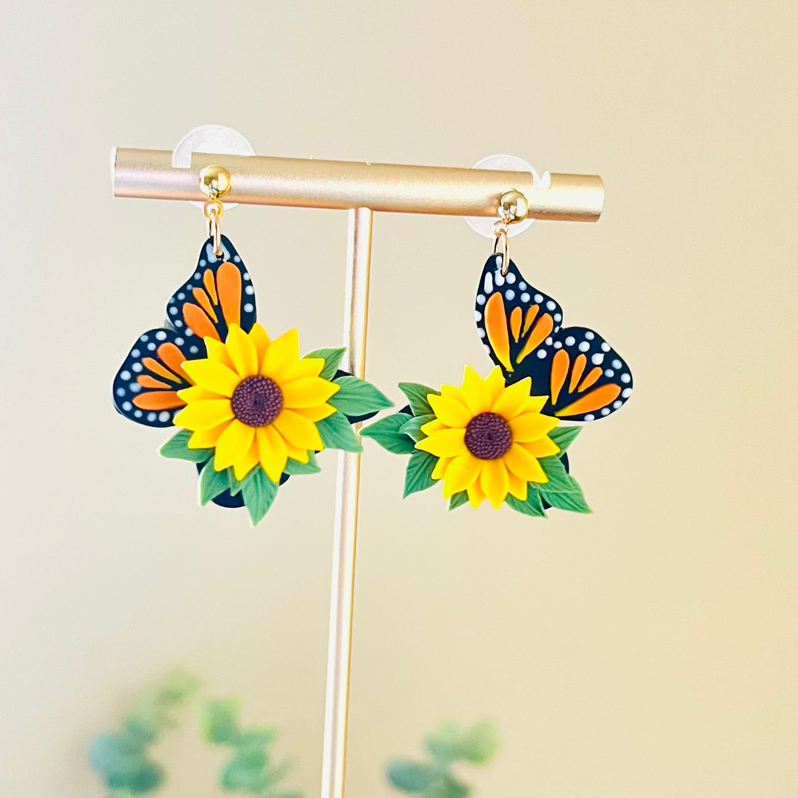 Butterfly and Sunflower